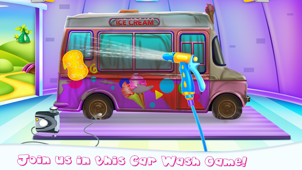 Girly Ice Cream Truck Car Wash screenshot 2
