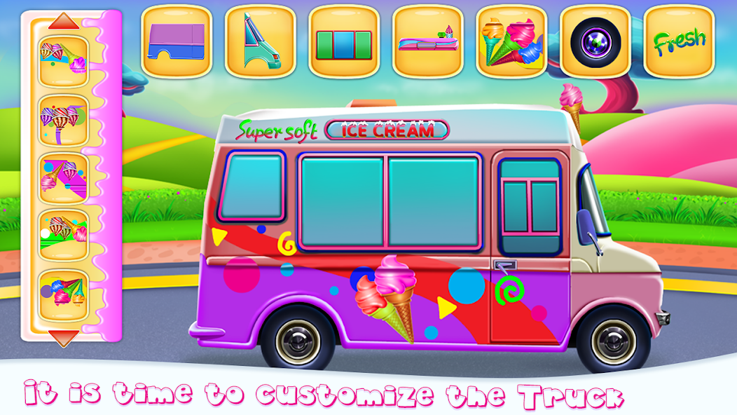 Girly Ice Cream Truck Car Wash screenshot 4