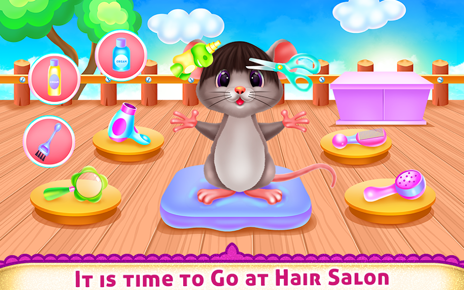Cute Mouse Caring And Dressup screenshot 3