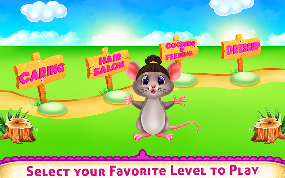 Cute Mouse Caring And Dressup screenshot 5