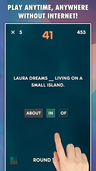 Prepositions Test screenshot 2