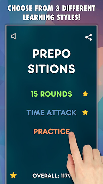 Prepositions Test screenshot 3