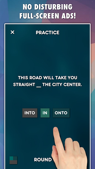 Prepositions Test screenshot 4