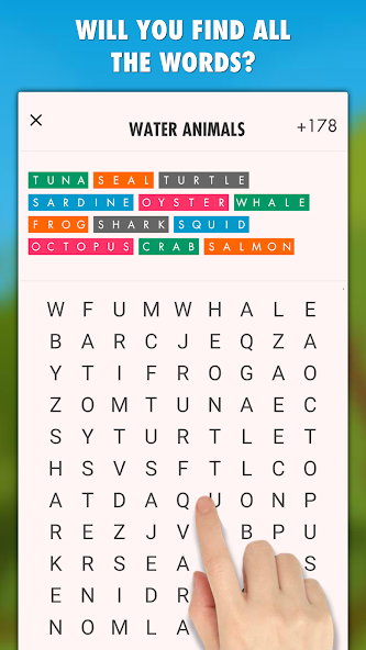 Word Search 1200 screenshot 1