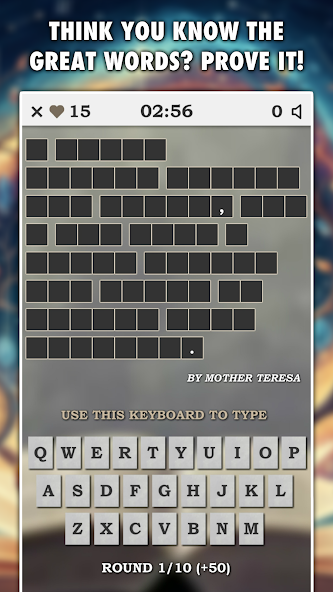 Famous Quotes Guessing Game PRO screenshot 1
