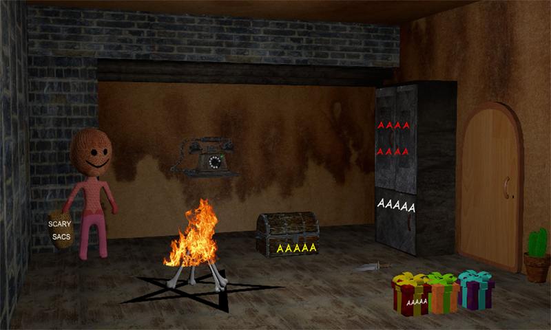 3D Escape Puzzle Halloween Room 1