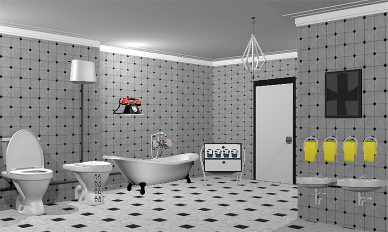 3D Escape Messy Bathroom screenshot 2