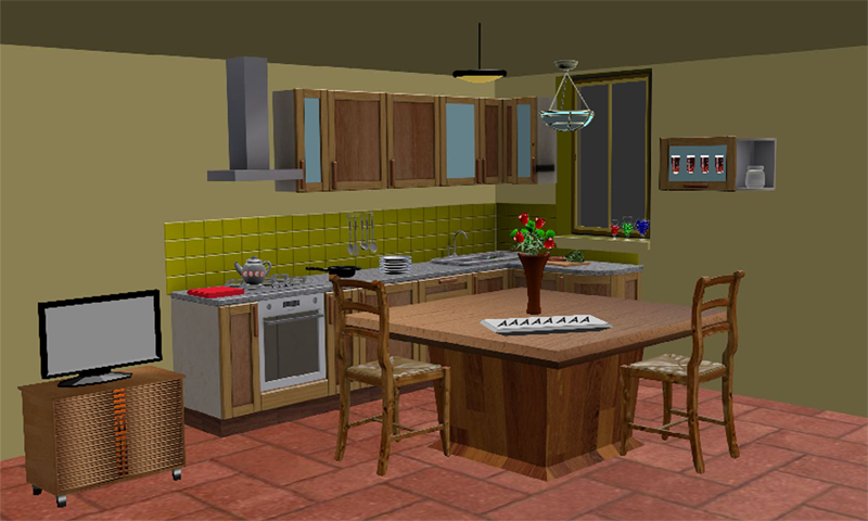 3D Escape Games-Puzzle Kitchen 2 Screenshot 2