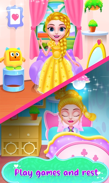 Princess Girl At Hair Beauty Salon screenshot 4