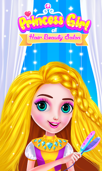 Princess Girl At Hair Beauty Salon screenshot 5