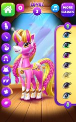 Magical Unicorn Candy World screenshot 2
