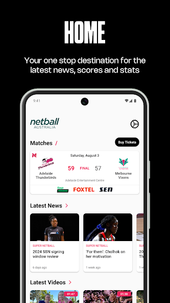 Netball Live screenshot 1