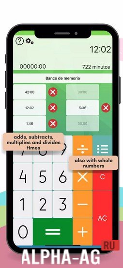 Hours Minutes Calculator Time screenshot 3