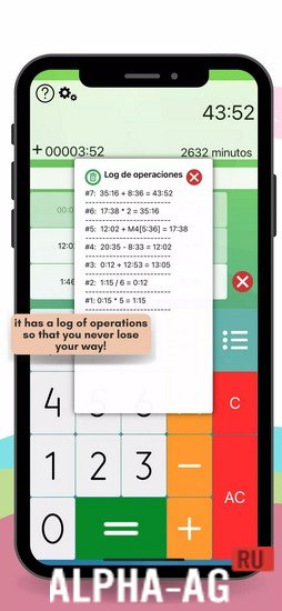 Hours Minutes Calculator Time screenshot 4