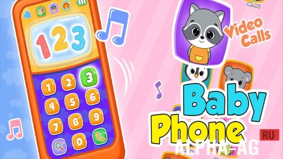 Взломанная Toy Phone Baby Learning games screenshot 1