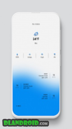 BLURWATER Animated Theme for KLWP 1.0.1 preview 2