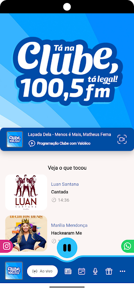 Clube FM 100,5 screenshot 1