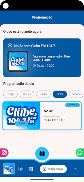 Clube FM 104.7 screenshot 4