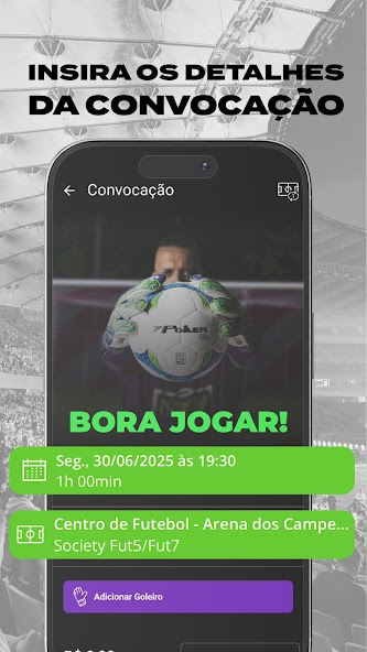 Goleiro de Aluguel App Preview 3