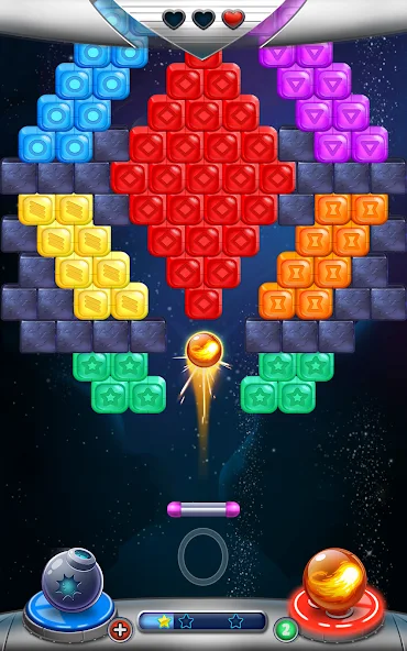 Brick Breaker Space screenshot 3