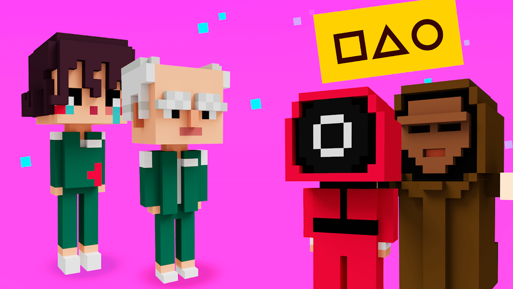 Hair Style Salon - Block Craft 3D screenshot 1
