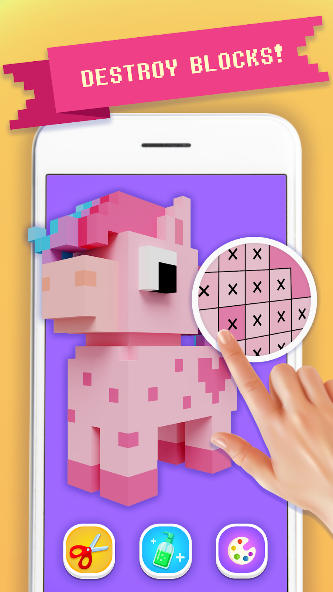Hair Style Salon - Block Craft 3D screenshot 3