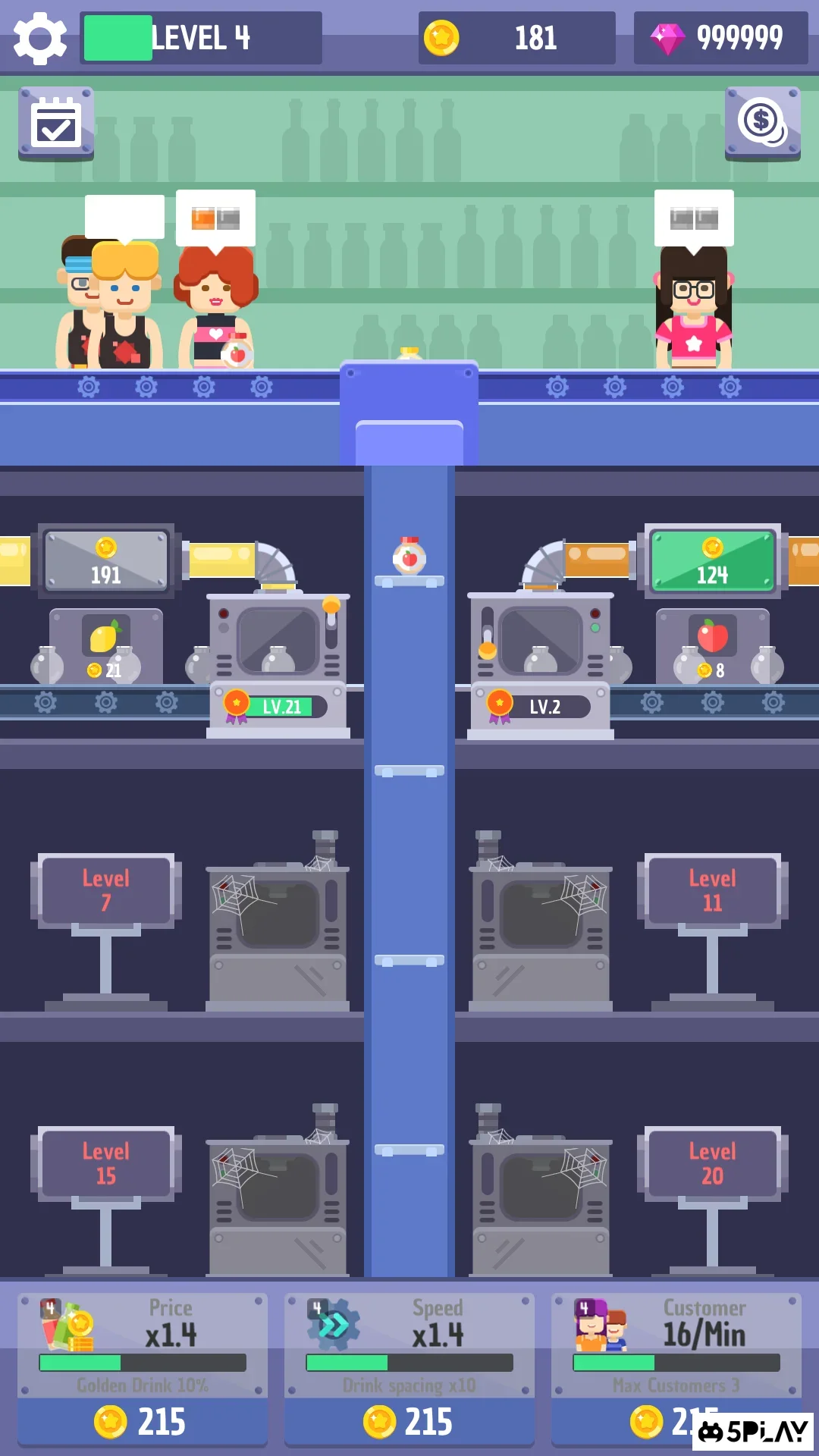 Drink Factory Idle Game