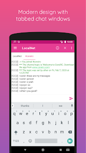 CoreIRC screenshot 1