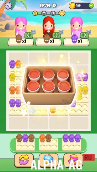 Cafe Packing: Coffee Games screenshot 2