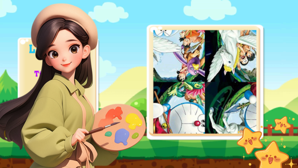 Mosaic Tales Puzzle screenshot 4