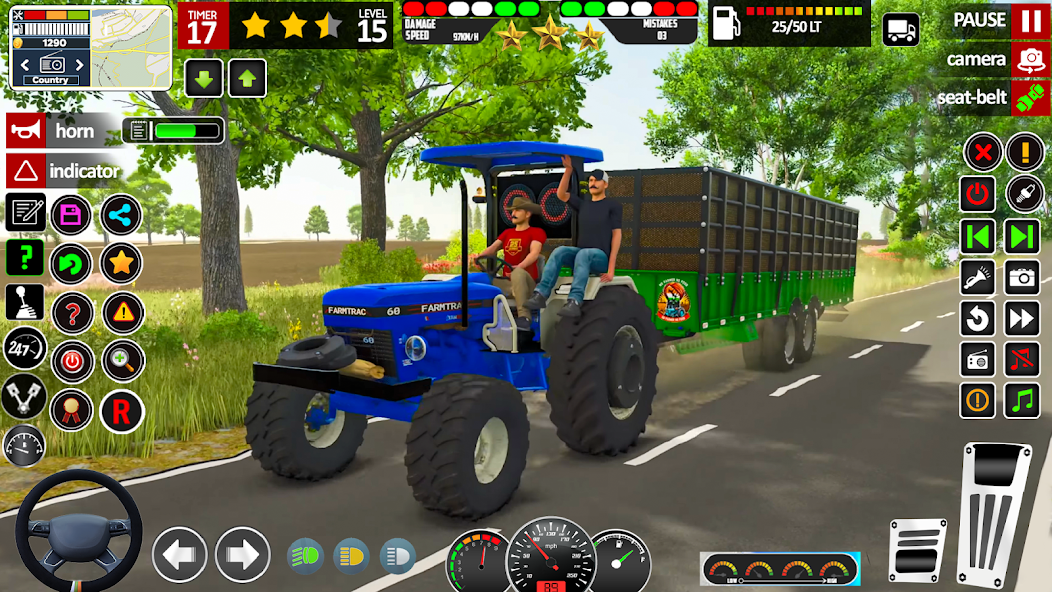 Tractor Driving: Farm Game 3d