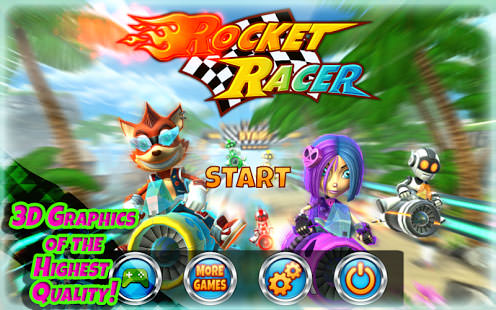 Rocket Racer screenshot 1