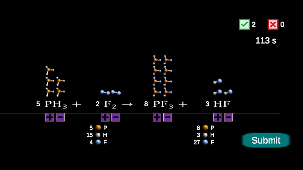Chemical Equations - Game screenshot 4