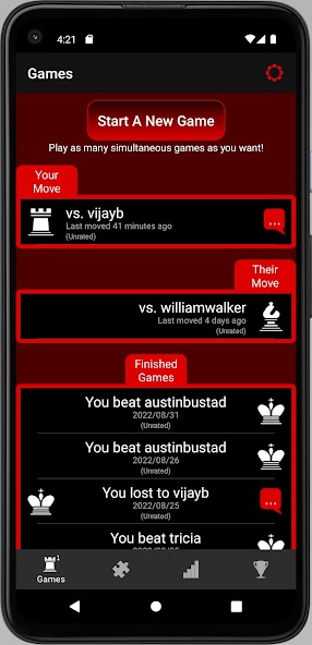 Chess By Post Free screenshot 2