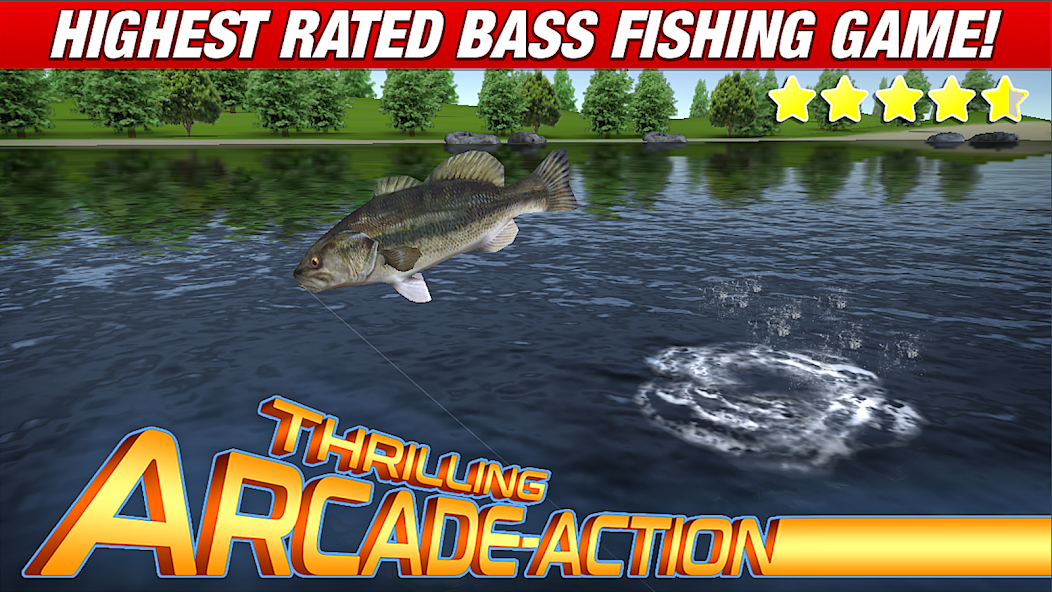 Master Bass Angler: Free Fishing Game