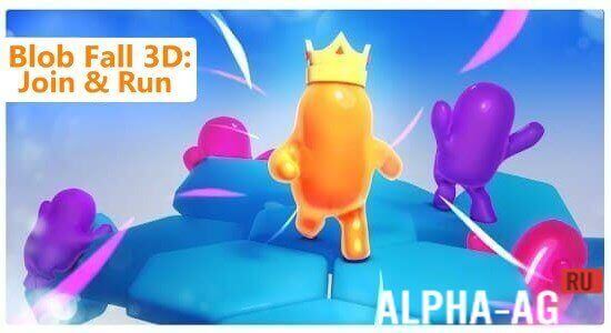 Blob Fall 3D: Join & Run