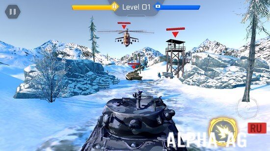 Взломанный Tank Strike: Armored Warfare screenshot 4