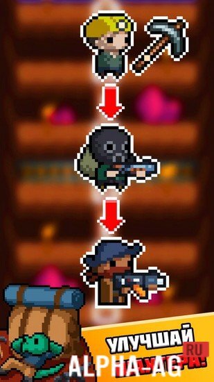 Взломанный Space Miner: Mining Dungeon screenshot 2