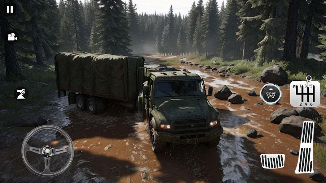 Muddy Truck Offroad Runner screenshot 2