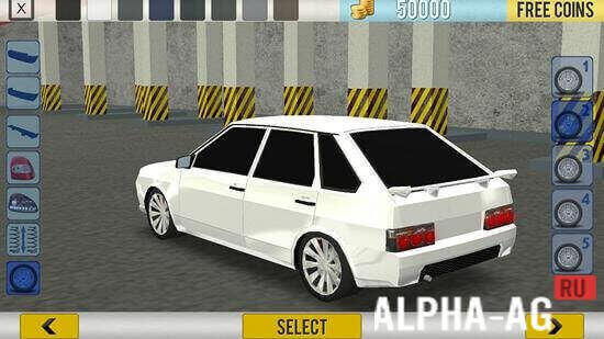 Взломанная Русские тачки. Девятка и 99 screenshot 4