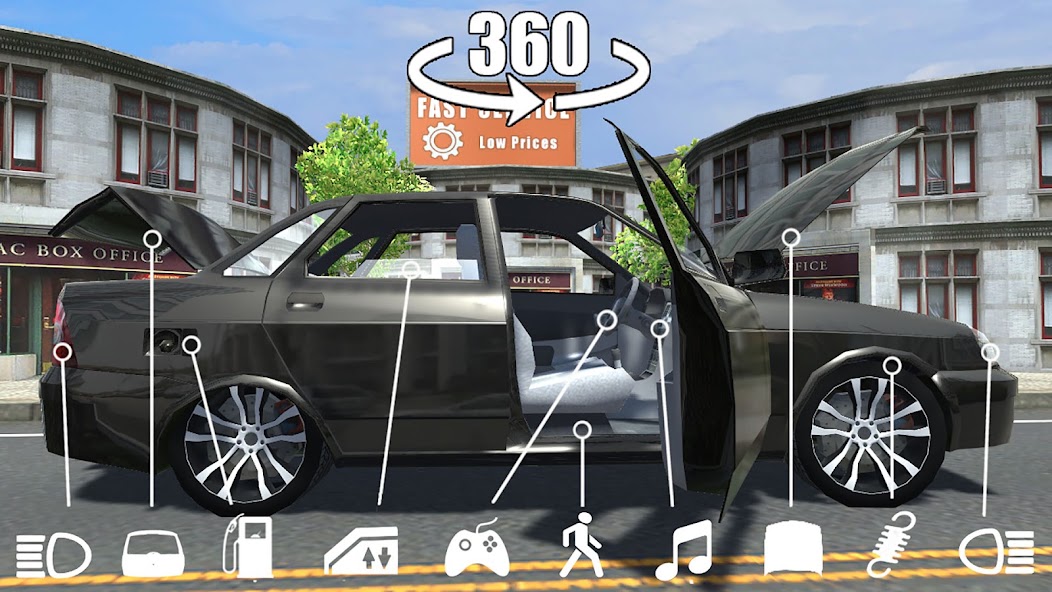Tinted Car Simulator screenshot 1