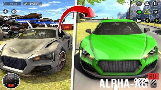 Car Test Junkyard Racing Game screenshot 3