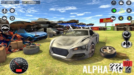 Car Test Junkyard Racing Game screenshot 4