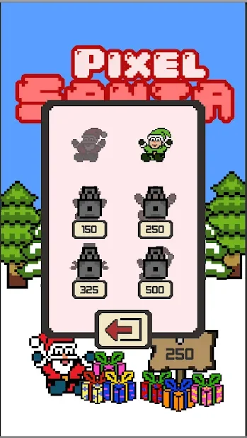 Santa Pixel Christmas games