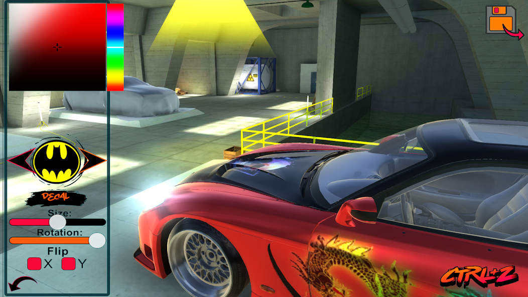 RX-7 Veilside Drift Simulator screenshot 2