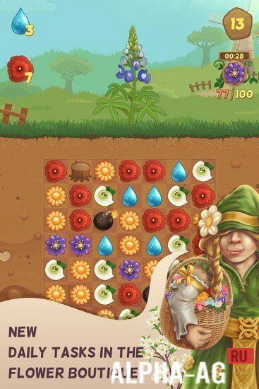 Flower Book: Match-3 Puzzle Game screenshot 6