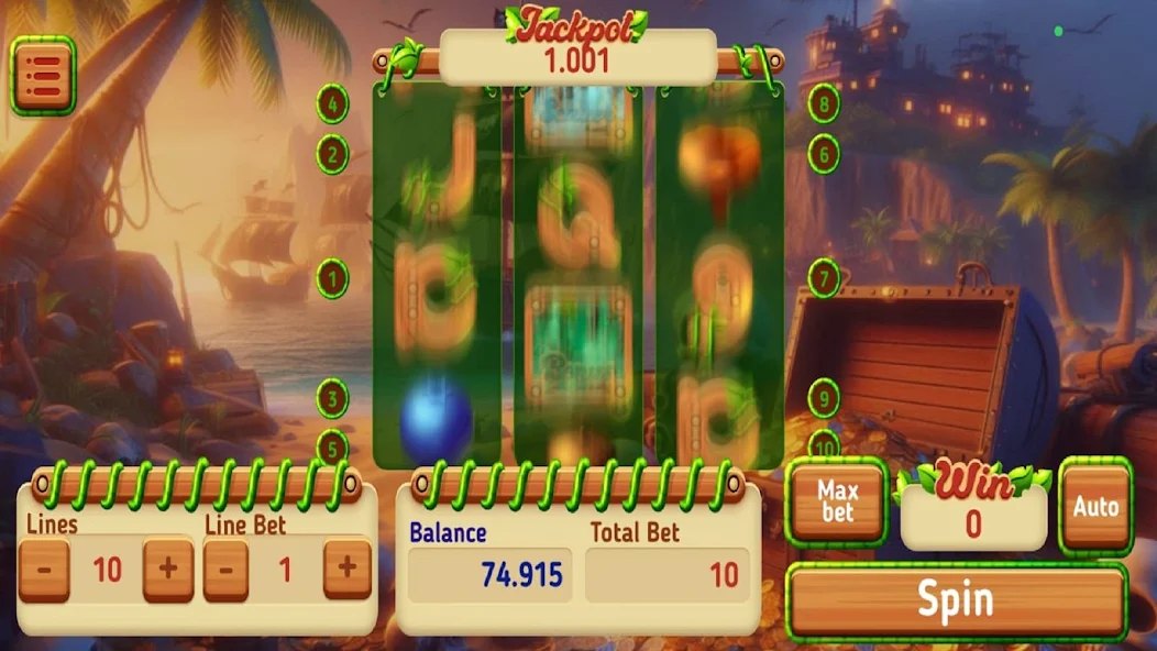 Pirate Slots: Treasure Quest screenshot 5