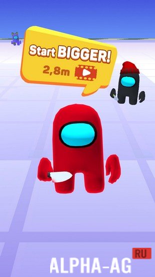 Взломанный Bigger.io: Imposter vs Zombie screenshot 4