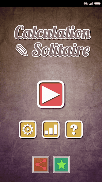 Calculation Solitaire screenshot 1