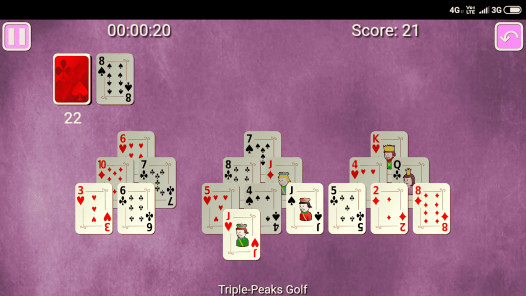 Golf Solitaire screenshot 4